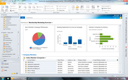 Microsoft DYnamics CRM Outlook